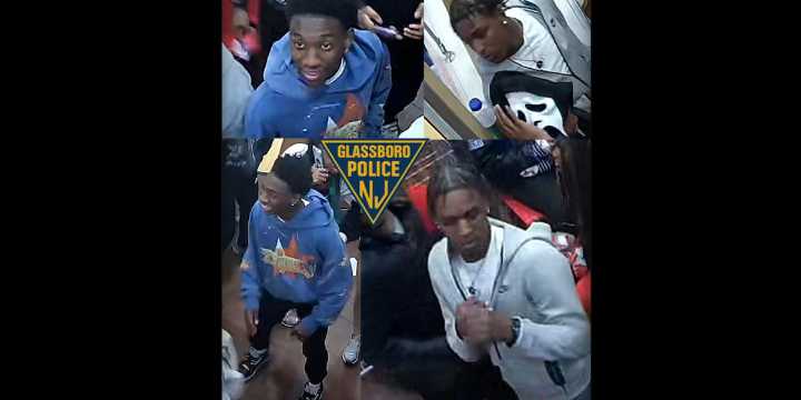 Pair of punks caught on video chucking chair at cops