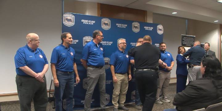 Grand Island police pin 10 chaplains to support officers dealing with trauma