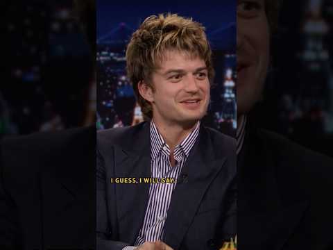 #JoeKeery’s lips are sealed when it comes to #StrangerThings 5 Vol 2 🤐 #FallonTonight