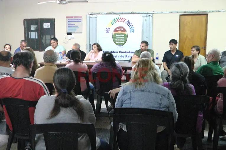 La Asamblea Ciudadana Vecinalista y autoridades municipales se reunieron para abordar reclamos en Paraná