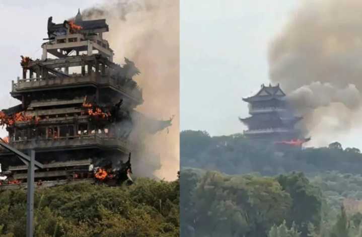 Se incendió un templo en China por uso inapropiado de inciensos y velas