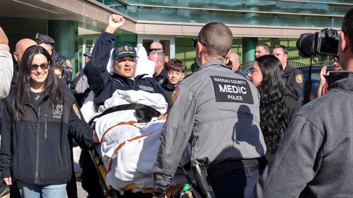 Nassau officer seriously hurt in crash released from hospital