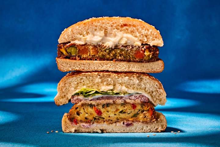 Plant-based, Indian-influenced burgers that don’t masquerade as meat are redefining vegetarian food