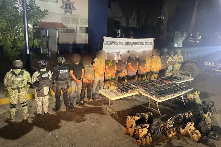 Cinco muertos y 9 detenidos deja balacera entre sicarios en El Guasimal, Culiacán, Sinaloa