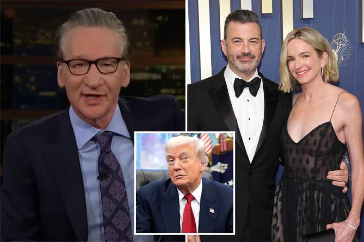 Maher calls out Jimmy Kimmel's wife on 'ultimatum' for Trump