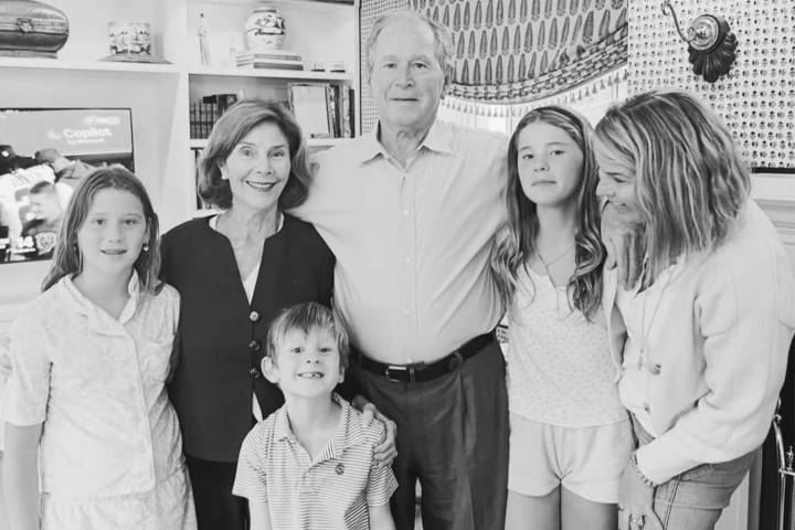 Jenna Bush Hager Shares Photo of All 3 Kids with Laura Bush, George W. Bush