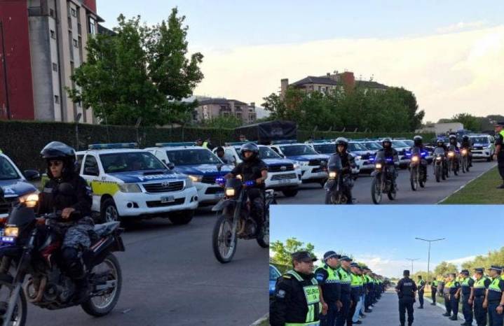 La Unidad Regional Norte llevo a cabo un despliegue preventivo y de control en Yerba Buena