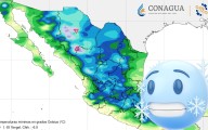 Aire ártico provocará un martes 'muy frío' en casi todo México