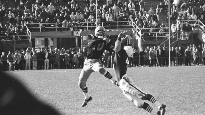 What did the first McQuaid-Aquinas football game look like? See the photos