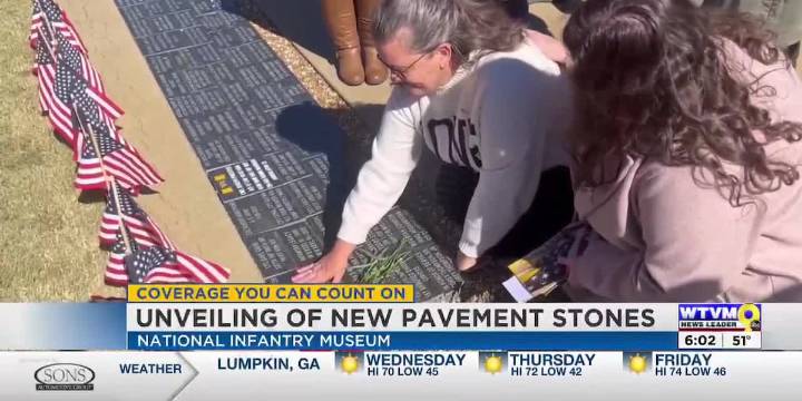 National Infantry Museum Unveiling of New Pavement Stones