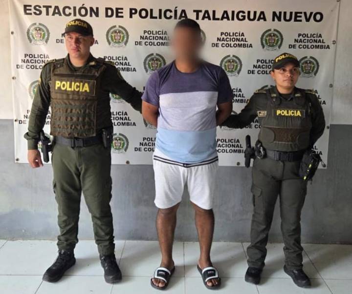 Cayó en Talaigua Nuevo hombre que tenía circular azul por acceso carnal violento