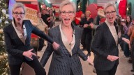 Jane Lynch's Jennifer Hudson Spirit Tunnel Moves Are a Must