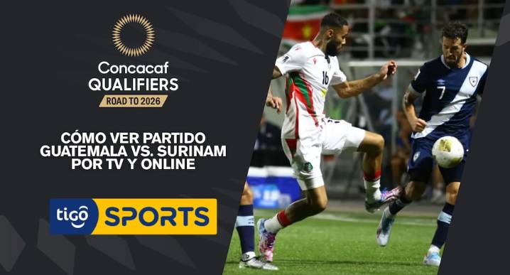 TiGo Sports transmitió el triunfo Guatemala 3-1 Surinam por Eliminatorias (18/11/2025)