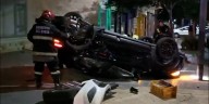 Otro domingo de accidentes en la Ciudad de Buenos Aires: choques, vuelcos y varios heridos