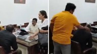 'I Am Marathi, Won’t Take Orders From Biharis': Woman Tells Boss As 'MNS Workers' Slap Him; Video Viral