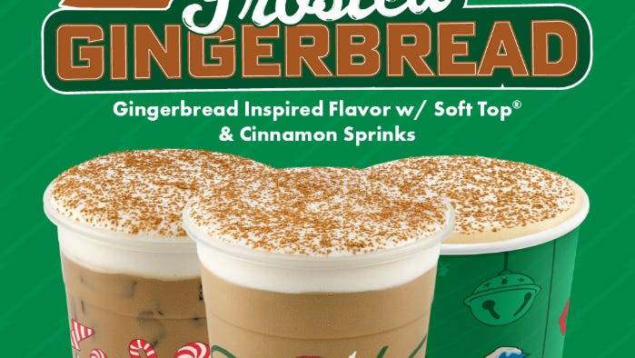 Dutch Bros adds 3 new gingerbread flavors to 2025…