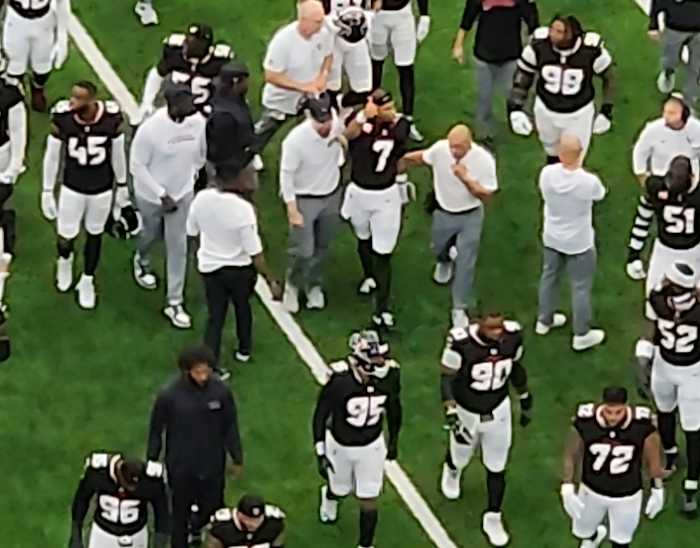 Texans quarterback C.J. Stroud hit hard, ruled out with concussion, as was tackle Tytus Howard