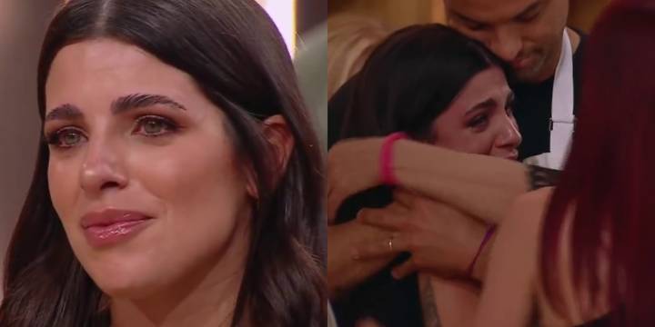 Valentina Cervantes renunció a MasterChef Celebrity para volver con Enzo Fernández y sus hijos: su llanto en la despedida