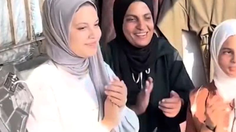 Students celebrate graduation in Gaza