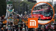 ¿Cuáles son las estaciones del Metro y Metrobús cerradas hoy domingo 2 de noviembre tras Desfile de Día de Muertos?