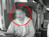Caught on camera: Motorway police stop drowsy bus driver on M