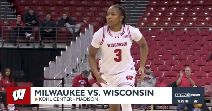 Wisconsin Women's Basketball beats Milwaukee
