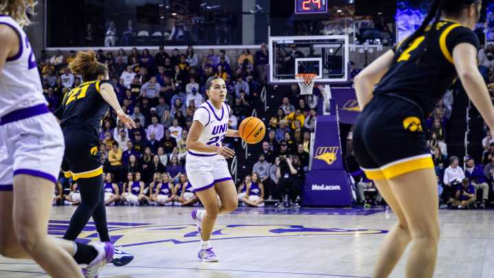 See photos from Iowa women's basketball vs. UNI