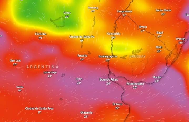 Alerta amarilla. Avanza un frente con tormentas: estas son las 13 provincias, según el SMN