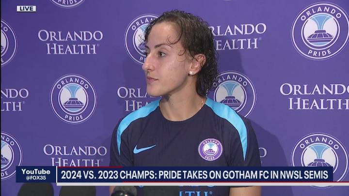 Orlando Pride coach, players talk NWSL semi