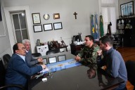 Salomón se reunió con el nuevo jefe del CPR Saladillo