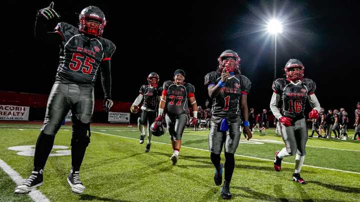 Score from Portsmouth at Cranston West Division I quarterfinal game