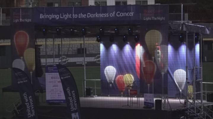 Covenant Health Park illuminated as hundreds unite for Blood Cancer Awareness