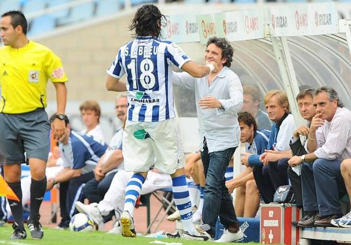 Mitxelo, el utillero coautor de los 11 goles del loco Abreu en la Real: una historia de superstición