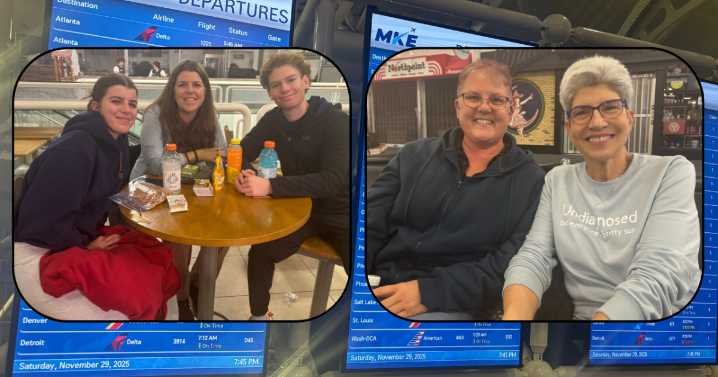 Travelers are anxious about flight delays, but enjoy extra family time at Milwaukee Mitchell Airport