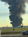 UPS plane crashes on takeoff from Louisville, Kentucky, airport, igniting huge fire on ground
