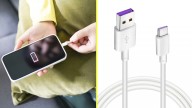 Esto significa que el cable USB C tenga su puerto morado