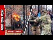 Russian Drone Strike In Ukraine Sends Shrapnel Flying To Face Of American Volunteer
