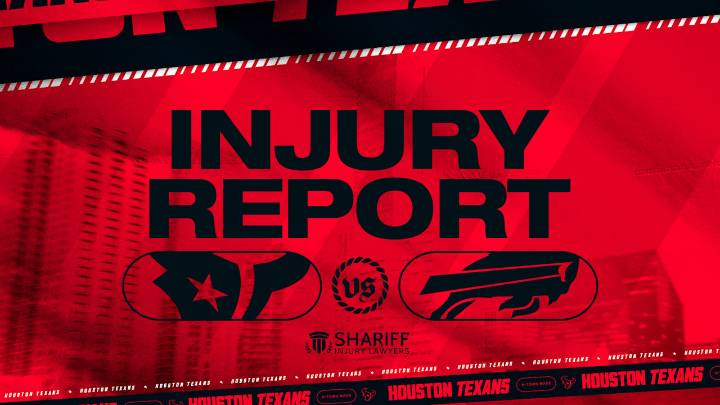 Week 12 Injury Report | Texans vs Bills