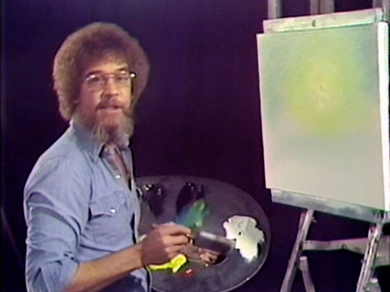 Bob Ross paintings to be auctioned to support US public television