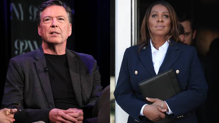 Who's the SC judge who tossed charges against James Comey, Letitia James