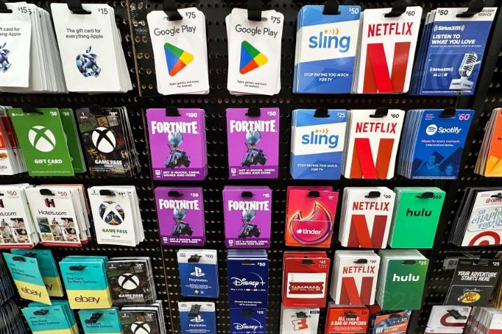 LIST: Best gift cards for 2025