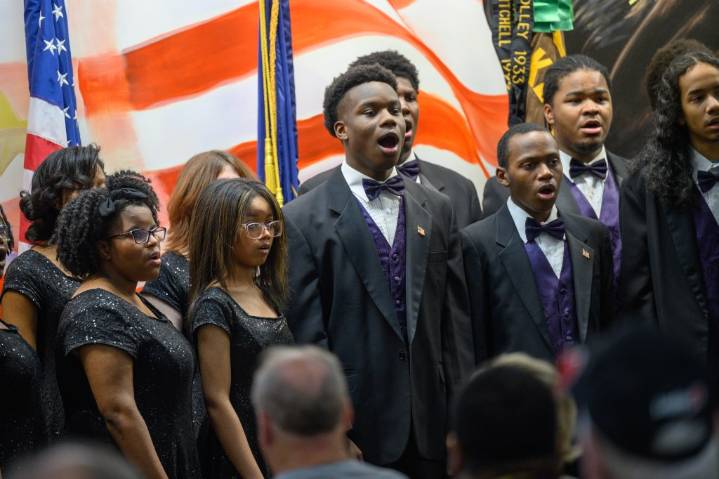Lake County Veterans Day celebration honors museum curator, service members