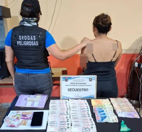 Acción contra el narcomenudeo: Cocaína secuestrada y una mujer detenida en Tartagal