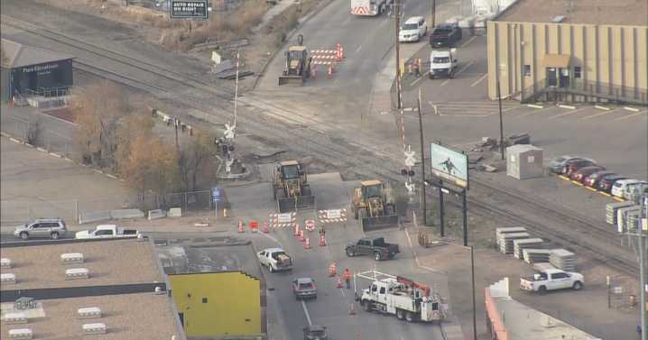 Santa Fe Drive to close in Denver's Baker neighborhood for railroad replacement this week