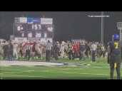 Massive benches-clearing brawl forces GHSA high school playoff game to end early