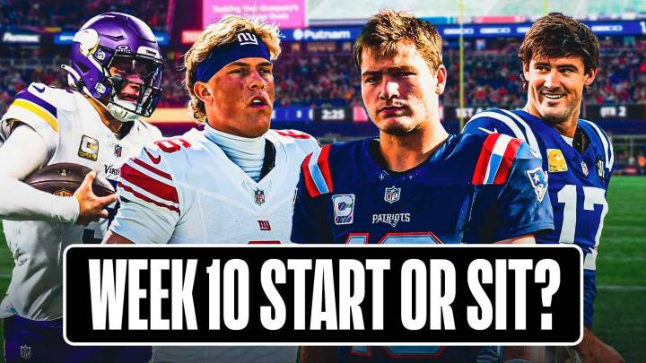 NFL Fantasy Football Week 10 2025 Start ‘Em Sit ‘Em: Quarterback