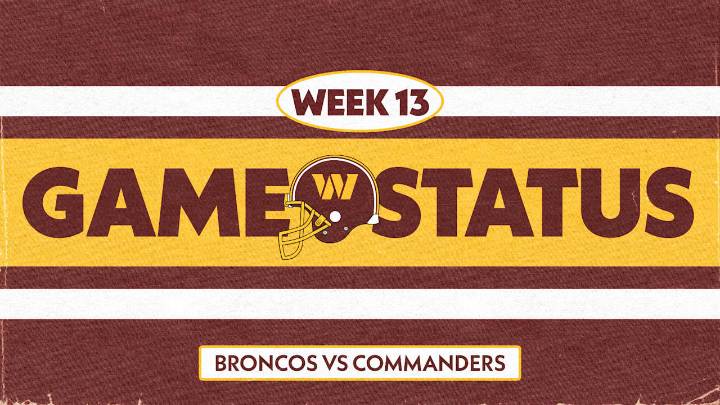 Game status | Terry McLaurin active vs. Broncos