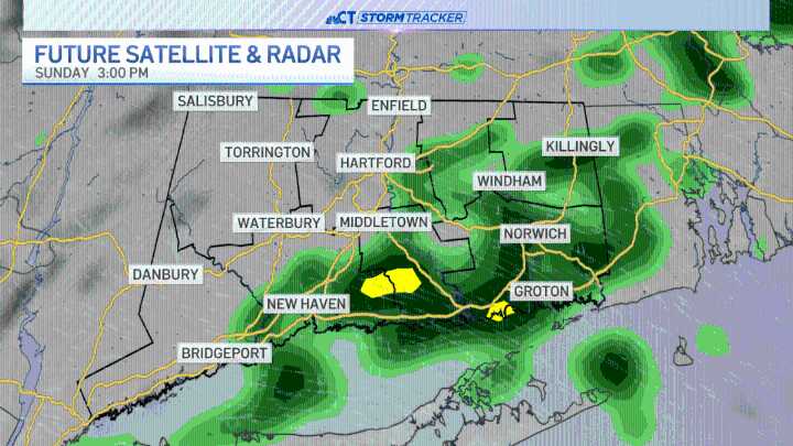 Showers possible Sunday and Monday before a cool down