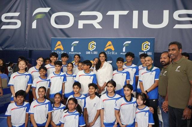 Olympic champion attends badminton competition in Forsyth County