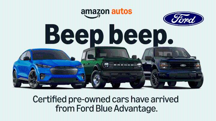 Amazon now lets US buyers shop and finance Ford-certified used cars online